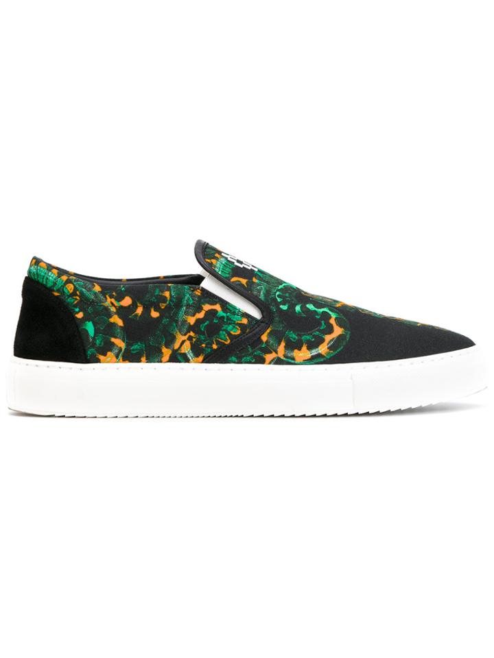 Marcelo Burlon County Of Milan Printed Slip-on Sneakers - Multicolour