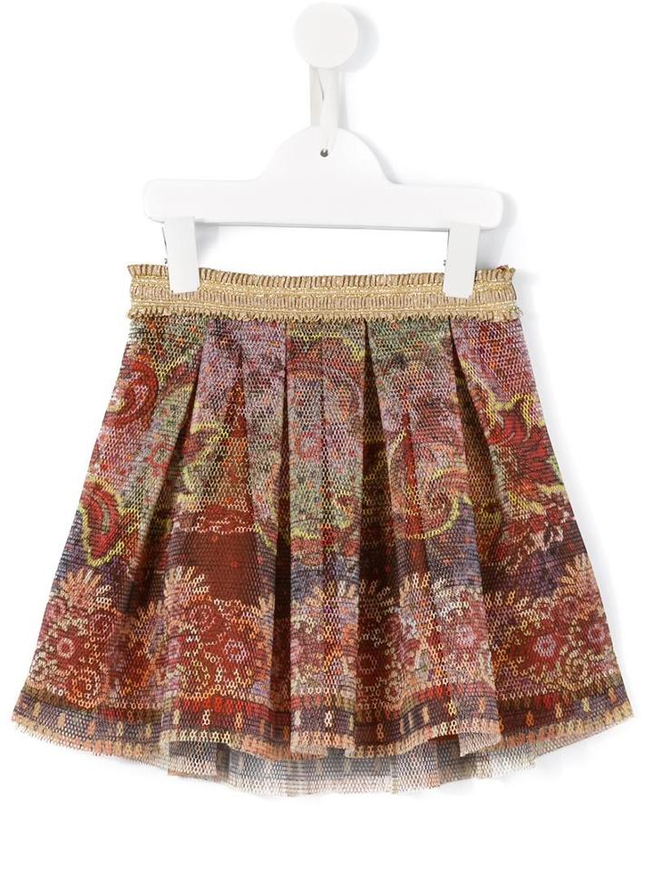Quis Quis Printed Pleated Tulle Skirt, Girl's, Size: 8 Yrs