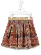 Quis Quis Printed Pleated Tulle Skirt, Girl's, Size: 8 Yrs