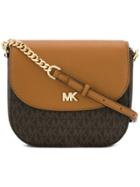Michael Michael Kors Mott Logo Dome Bag - Brown