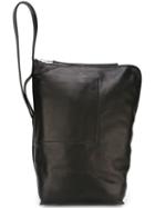 Rick Owens Bucket Shoulder Bag, Adult Unisex, Black, Calf Leather