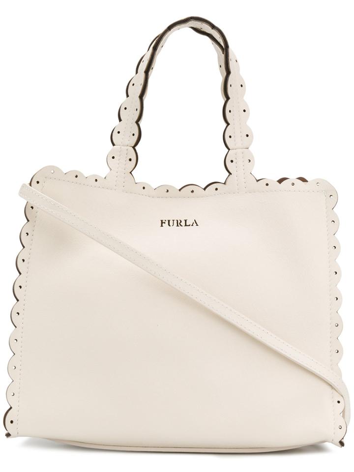 Furla Merletto Tote - White