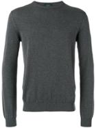 Zanone Crew Neck Jumper - Grey