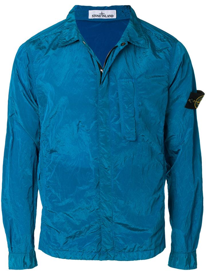 Stone Island Nylon Metal Watro Overshirt - Blue