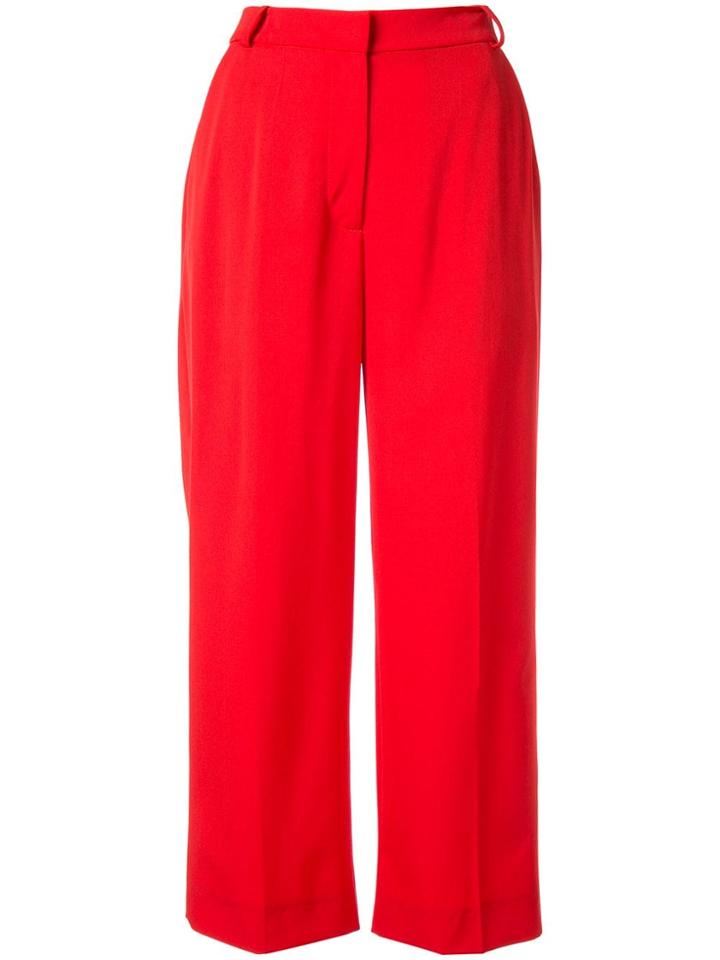 Markus Lupfer Marley Cropped Trousers - Red