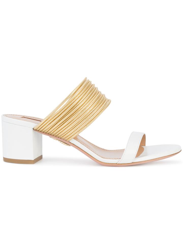 Aquazzura Rendez Vous Sandals - White