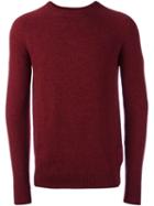 Barbour Heritage Crew Neck Jumper, Men's, Size: Xxl, Red, Wool