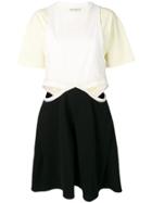 Jw Anderson Contrast Top Dress - Yellow