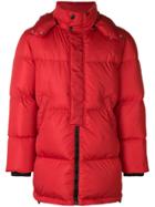 Msgm Down Filled Hooded Jacket - Red
