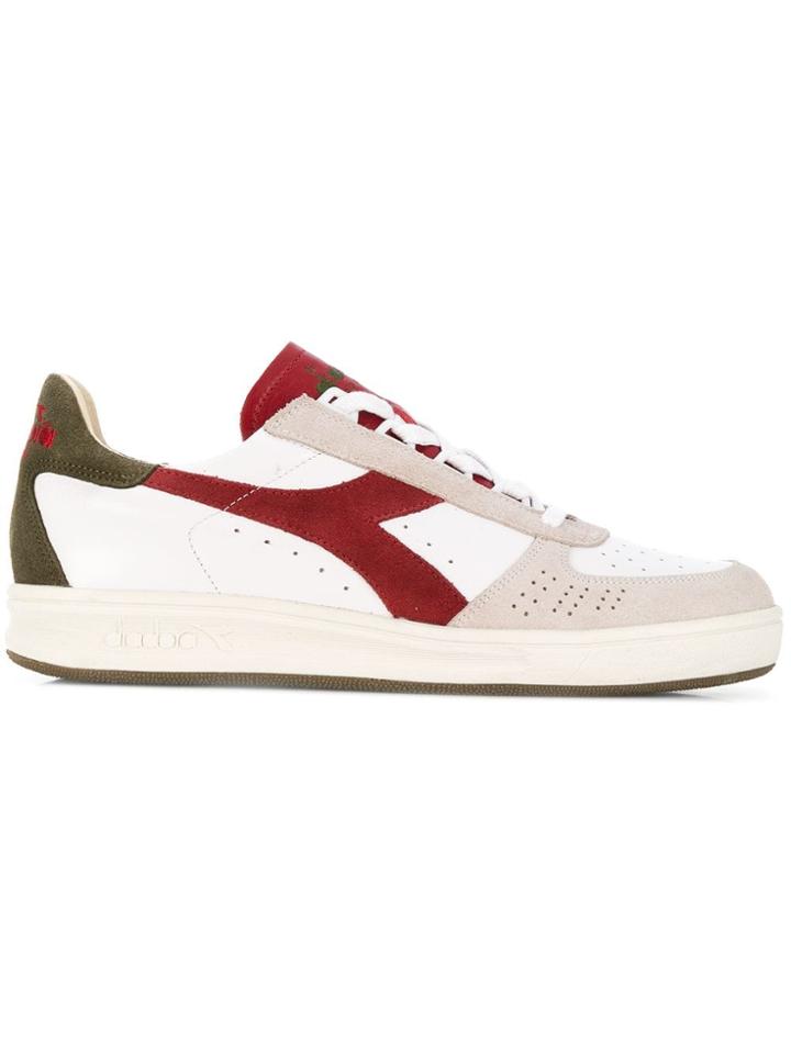 Diadora Colour Block Sneakers - Red