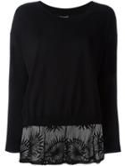 Ann Demeulemeester Annick Sweater, Women's, Size: 36, Black, Cotton/polyester