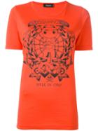 Long Tattoo Graphic T-shirt - Women - Cotton - M, Red, Cotton, Dsquared2