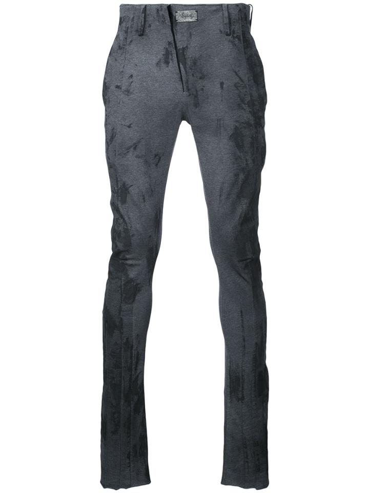 Fagassent Waistless Super Skinny Trousers - Grey