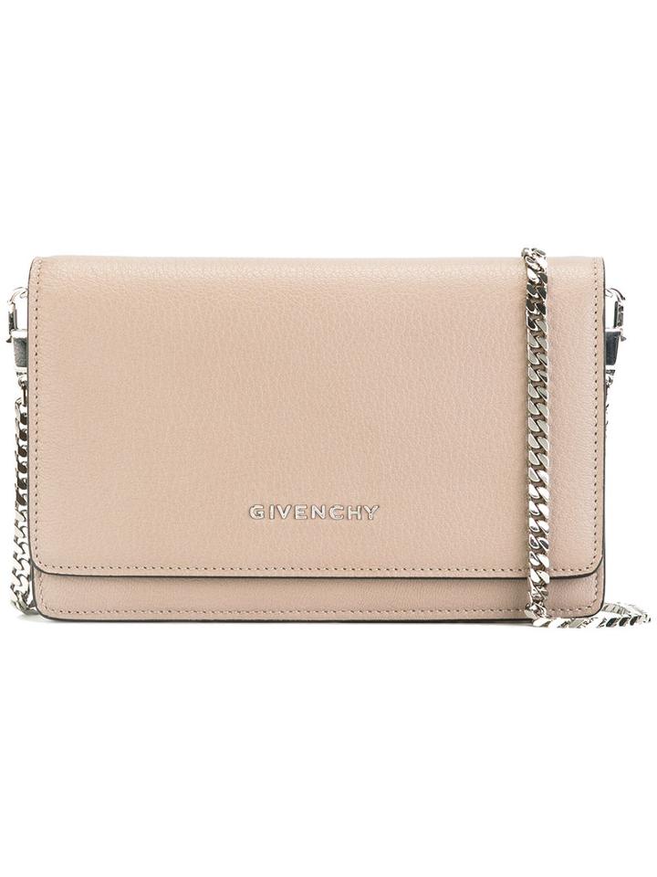 Givenchy Chain Shoulder Bag, Women's, Nude/neutrals, Goat Skin