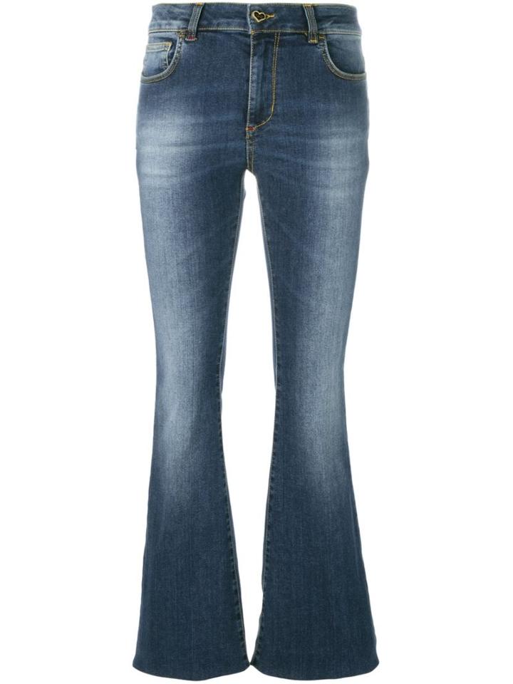 Twin-set Flared Jeans, Women's, Size: 26, Blue, Cotton/spandex/elastane