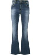 Twin-set Flared Jeans, Women's, Size: 26, Blue, Cotton/spandex/elastane