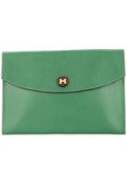 Hermès Vintage Rio Clutch - Green