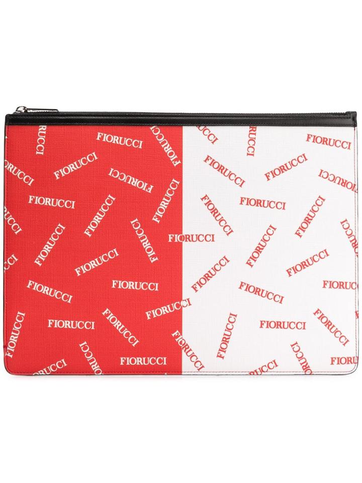 Fiorucci Large Logo Pouch - Red