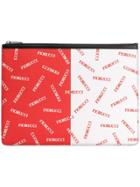 Fiorucci Large Logo Pouch - Red