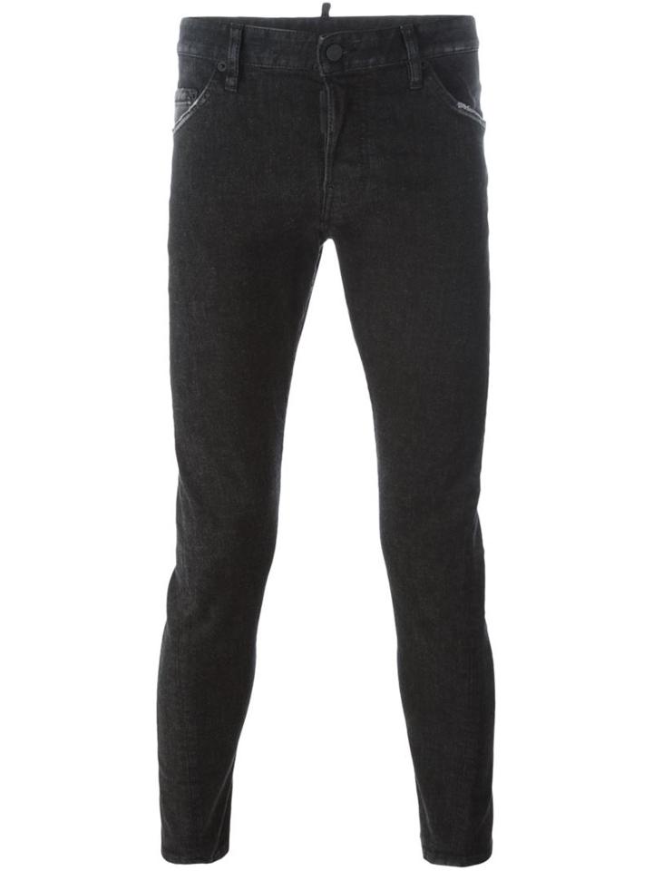 Dsquared2 'mb' Jeans, Men's, Size: 52, Black, Cotton/polyester/spandex/elastane