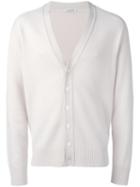 Tomas Maier V-neck Cardigan, Men's, Size: Large, Nude/neutrals, Cashmere