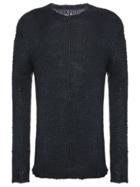 Rick Owens Silk Oversize Sweater - Black