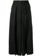 Pt01 High Waisted Pleated Trousers - Black