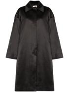 We11done Single-breasted Trench Coat - Black