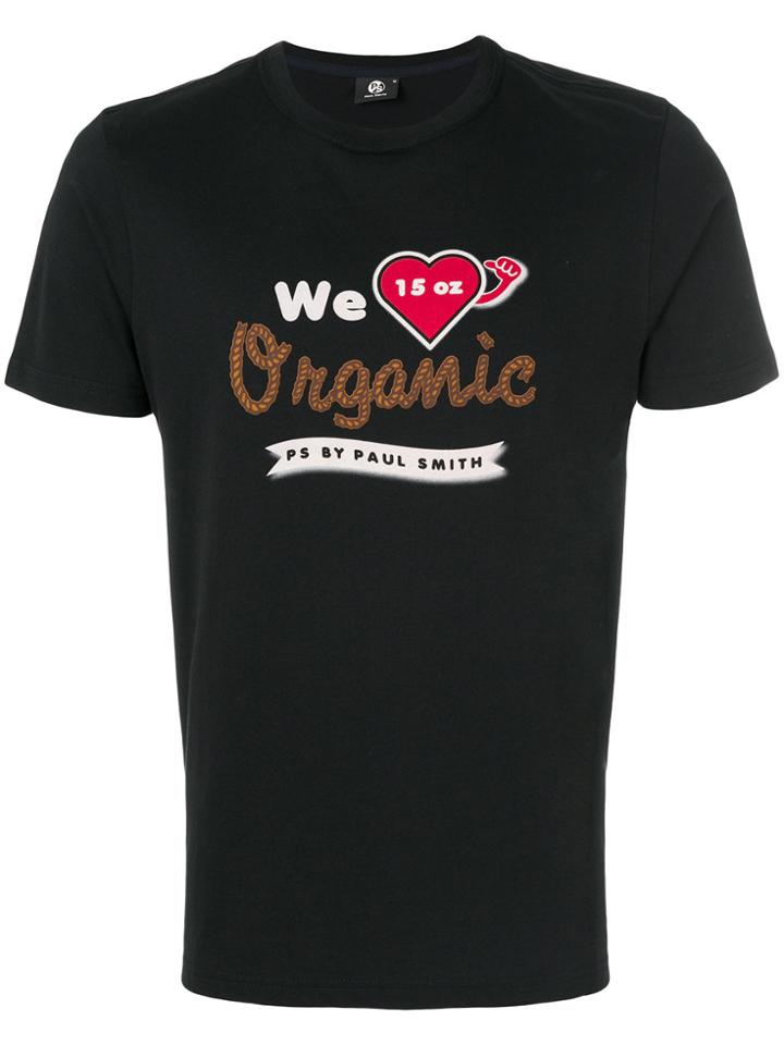 Ps By Paul Smith Organic T-shirt - Black