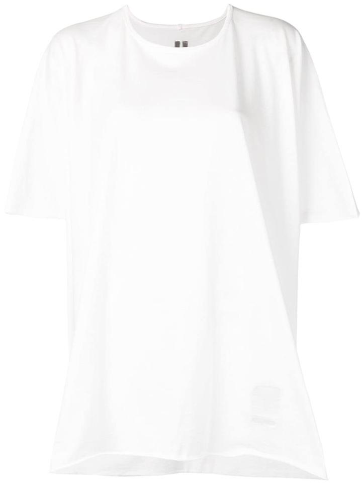 Rick Owens Drkshdw Oversized Longline T-shirt - White