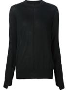 Vera Wang Habotai Back Jumper