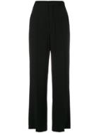 Chloé Cropped Flared Trousers - Black
