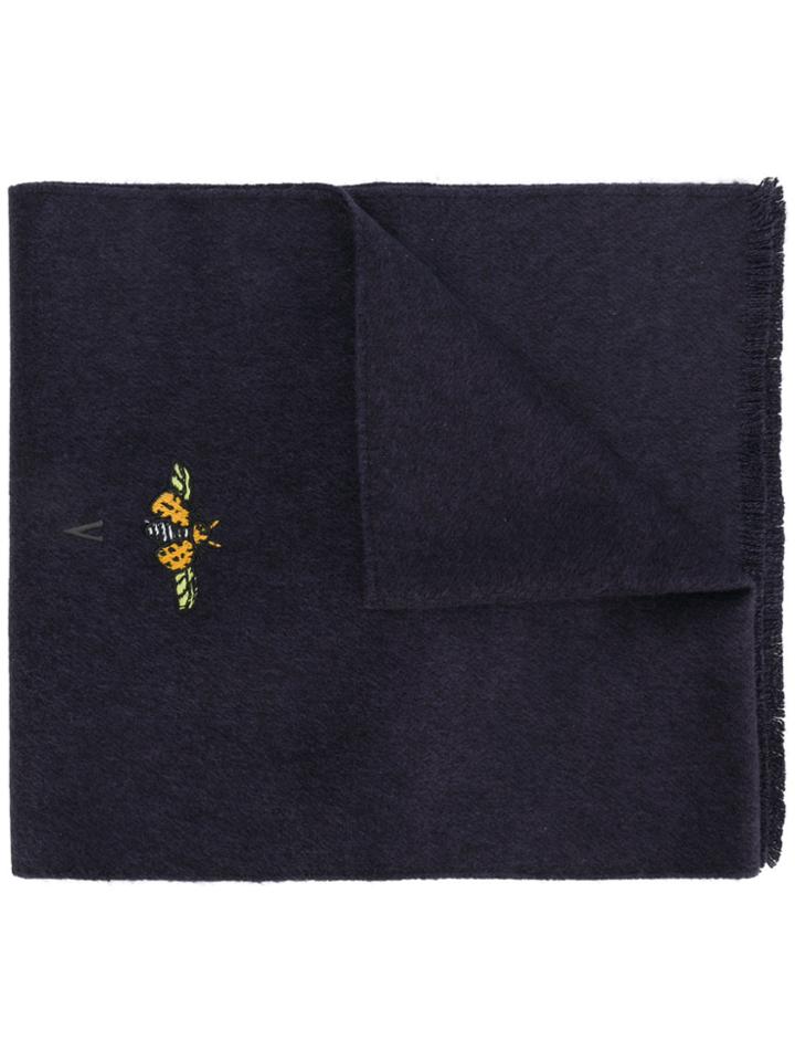 Gucci Bug Patch Scarf - Blue