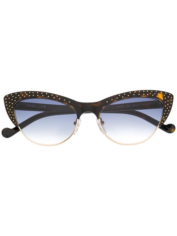 Liu Jo Tortoiseshell Cat Eye Sunglasses - Brown