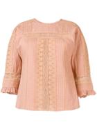Vanessa Bruno Lace Work Blouse - Pink