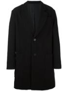 Ami Alexandre Mattiussi Classic Two Button Coat, Men's, Size: 44, Black, Wool