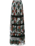 Alice+olivia 'calypso' Maxi Skirt, Women's, Size: 12, Polyester