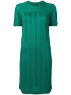 A.p.c. Striped T-shirt Dress - Green