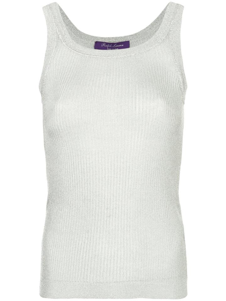 Ralph Lauren Ribbed Metallic Tank Top