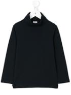 Il Gufo - Roll Neck Top - Kids - Cotton/spandex/elastane - 8 Yrs, Blue