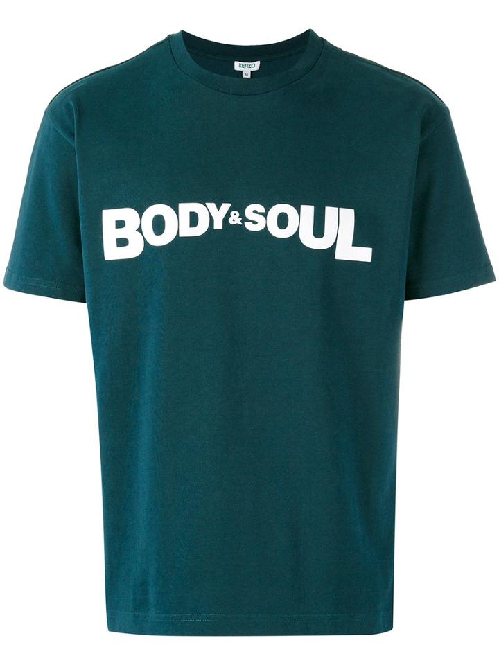 Kenzo Body And Soul T-shirt, Men's, Size: Medium, Green, Cotton