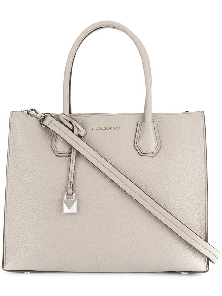 Michael Michael Kors Mercer Tote Bag - Grey