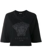 Versace Cropped Medusa T-shirt - Black