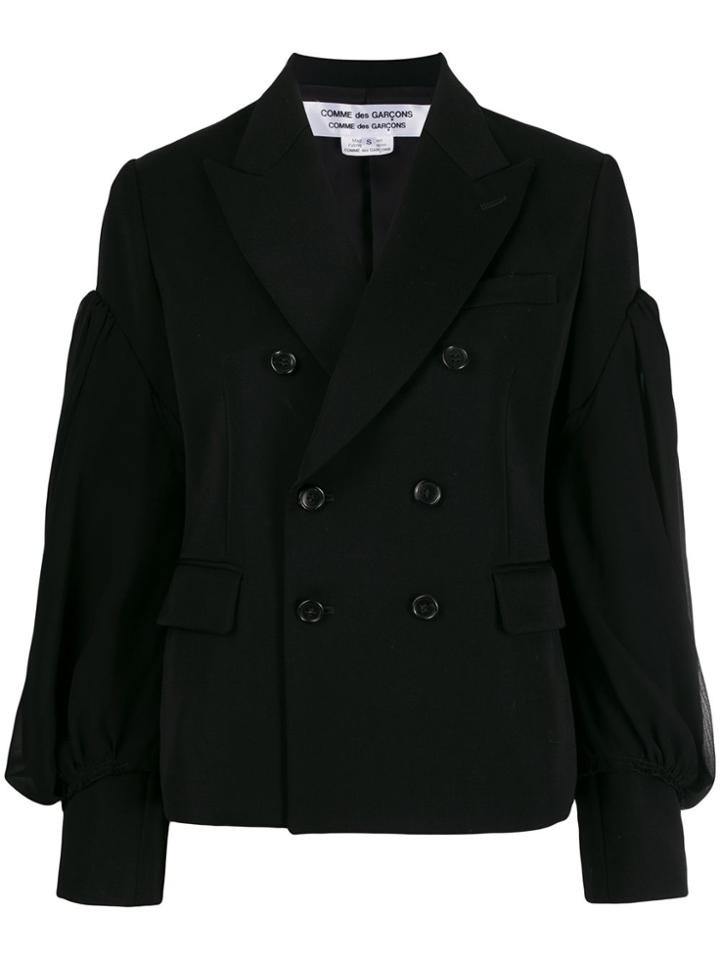 Comme Des Garçons Comme Des Garçons Fitted Double-breasted Jacket -