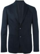 Z Zegna Two Button Blazer, Men's, Size: 50, Blue, Cupro/wool
