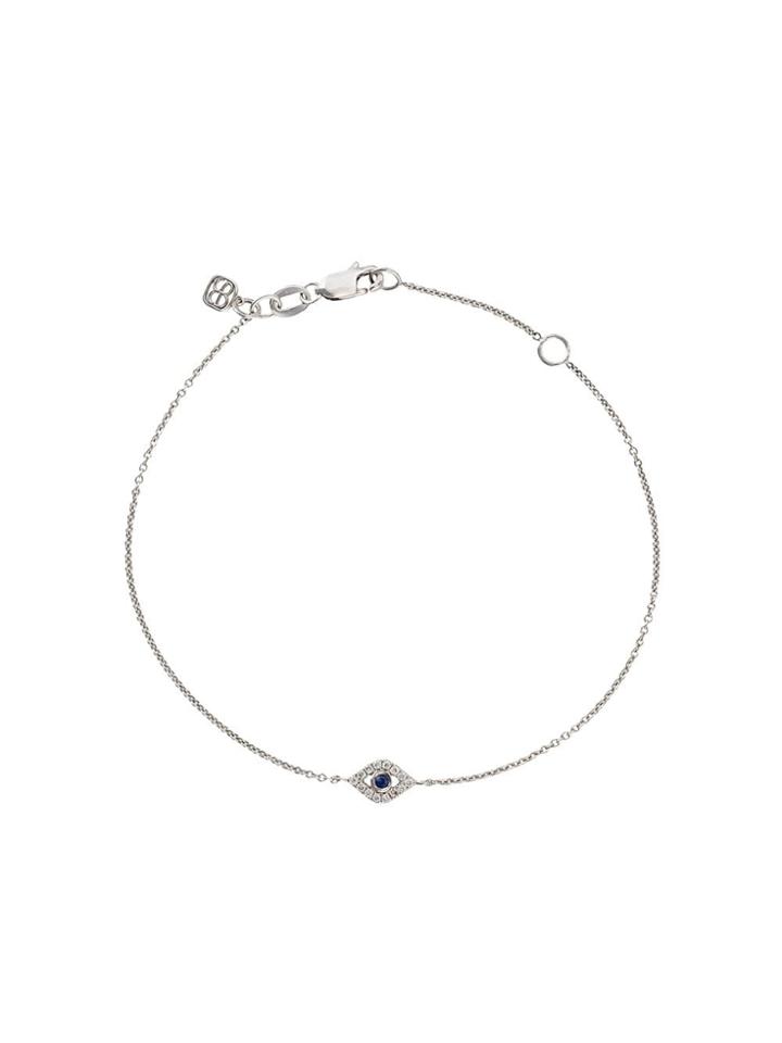 Sydney Evan Blue Eye Saphire Bracelet - Silver