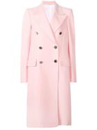 Calvin Klein 205w39nyc Double-breasted Fitted Coat - Pink & Purple