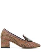 Etro Paisley Pumps - Brown