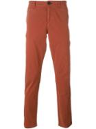 Paul Smith Jeans Slim Chino Trousers, Men's, Size: 36, Brown, Cotton/spandex/elastane