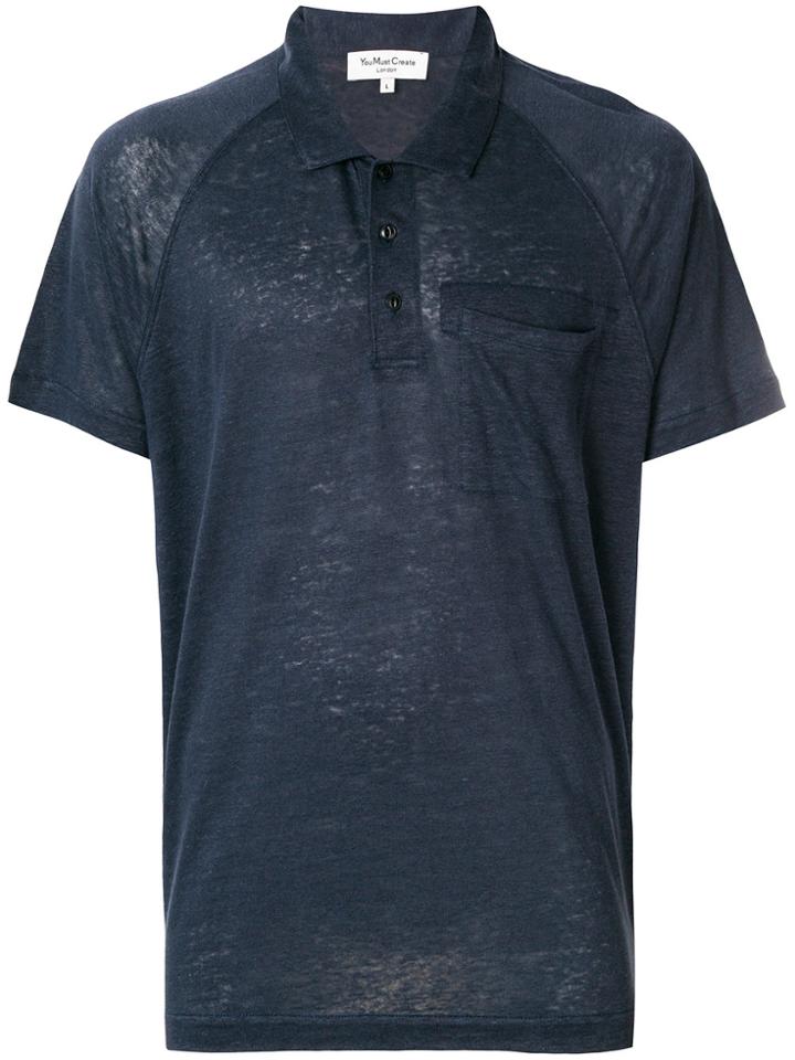 Ymc Classic Polo Shirt - Blue